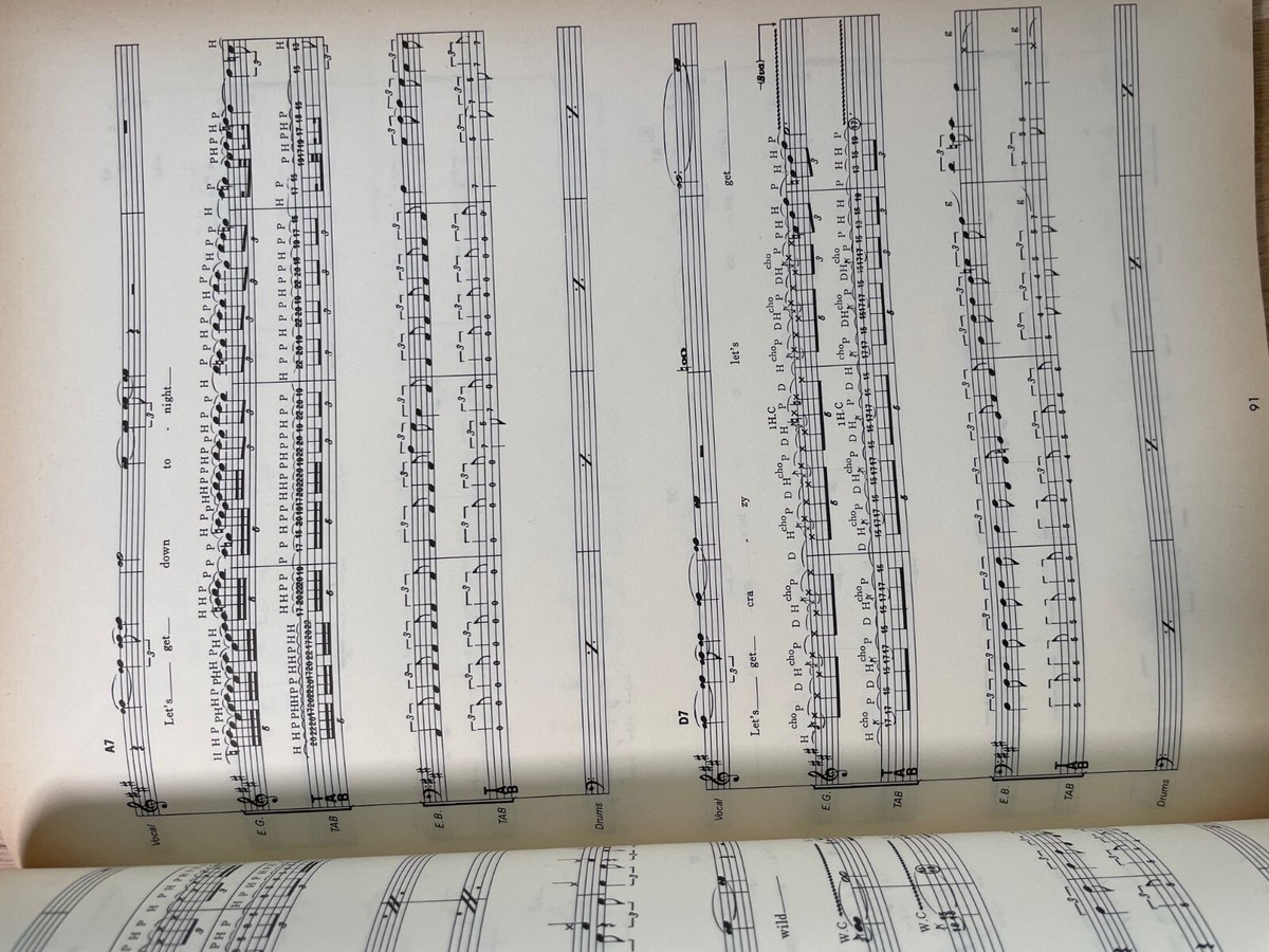 WHITE LION BIG GAME BAND SCORE JAPAN GUITAR SCORE TAB VITO BRATTA
