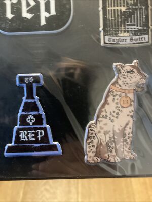 TAYLOR SWIFT REPUTATION LOT /STICKER SET MIP + Book + Stickers +