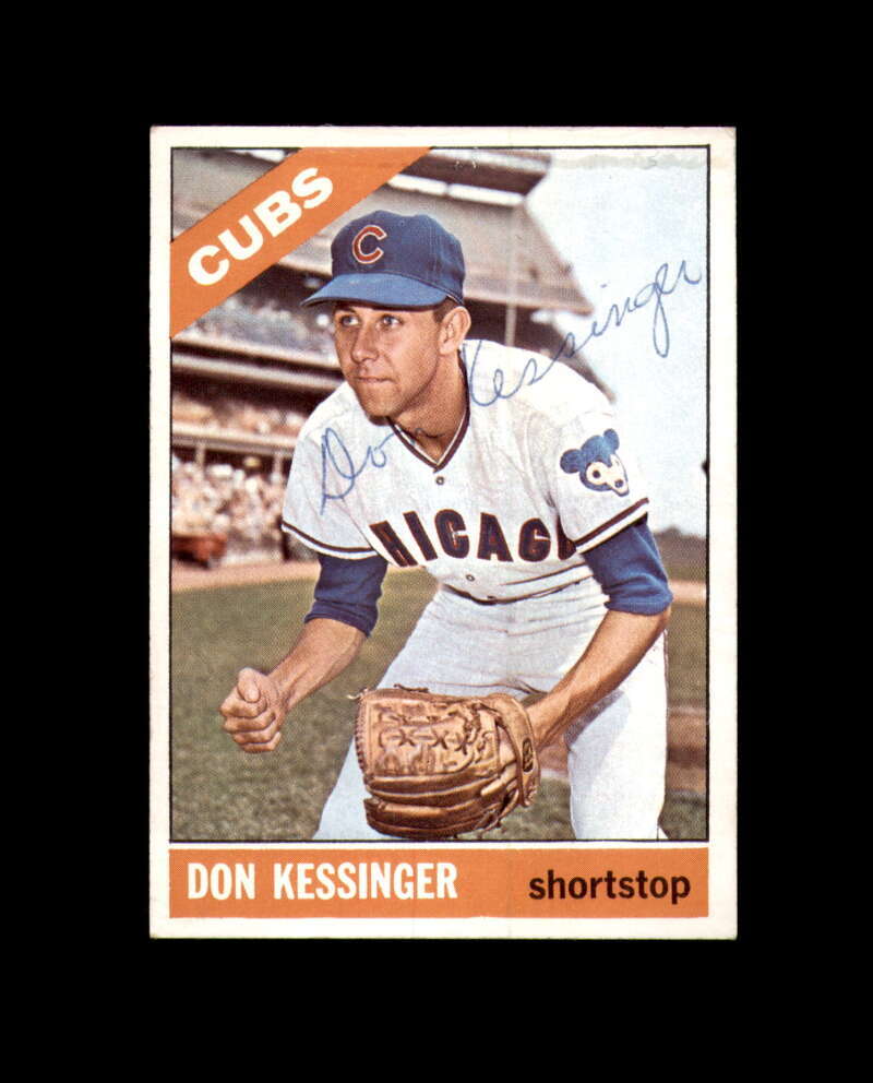 Don Kessinger Signed 1966 Topps Chicago Cubs Autograph