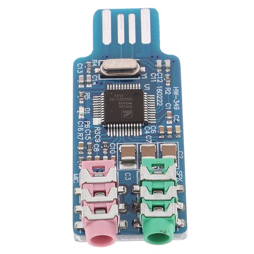 CM108 USB Drive Free USB Sound Card Laptop Computer External Sound Card .OY _cn - Bild 8 von 12