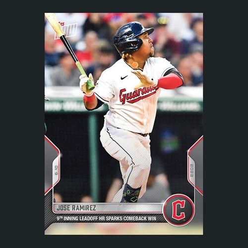 2022 Topps Now 328 José Ramírez