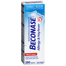 Beconase Allergy & Hayfever Nasal Spray 200 Doses Sneezing Itchy Nose Relief