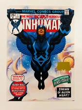2024 Marvel Masterpieces XL 5x7 What If Gold #37 BLACK BOLT #0802/1499😍