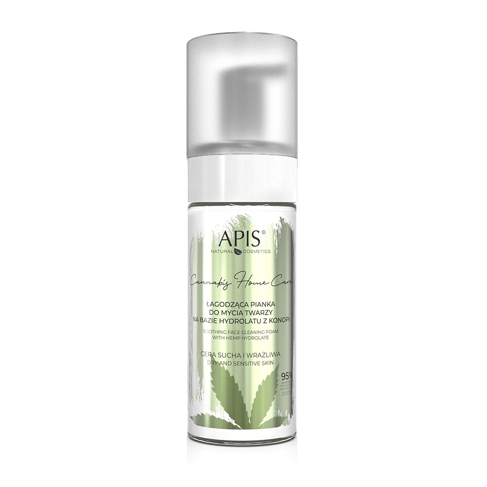 Apis Soothing Face Washing Foam with Hemp Hydrolate 150ml