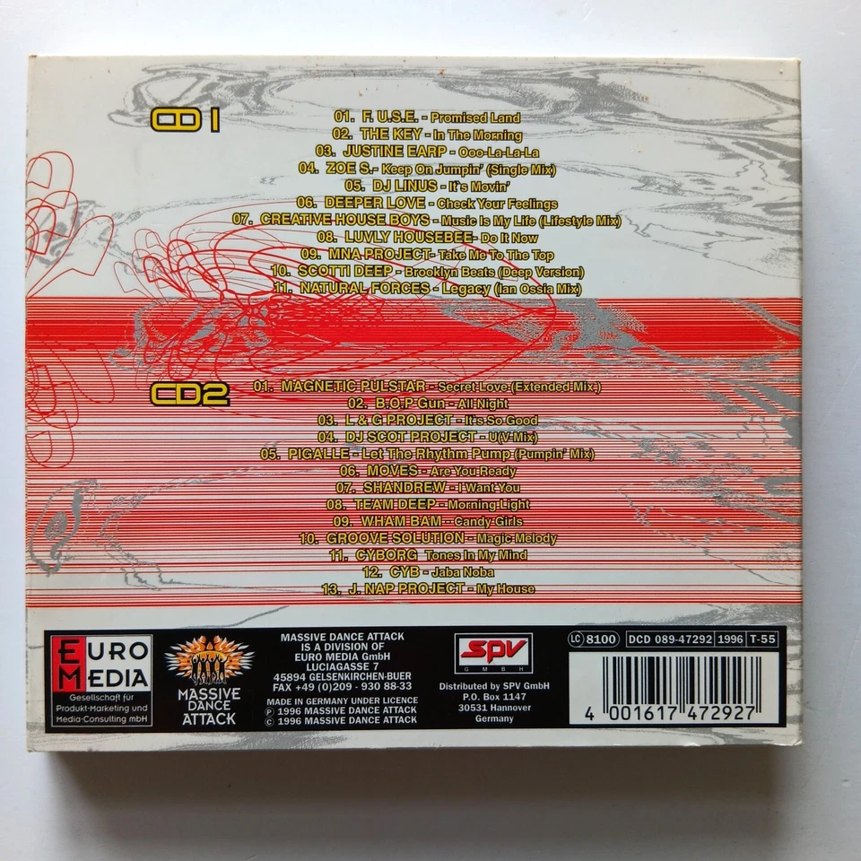 Kickin' House Tunes Vol. 1, Trance House CD 1996 Massive Dance Attack Germany - Bild 2 von 4