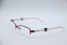 NEW VERA WANG V327 BU BURGUNDY WHITE AUTHENTIC FRAMES EYEGLASSES 52-17