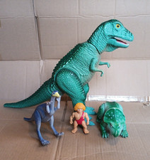PLAYSKOOL Definitely Dinosaurs Tyrannosaurus T-Rex Dinosaur Figure Lot Vintage