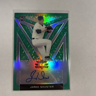 2020 Leaf Valiant Green /99 Jared Shuster #BA-JS1 White Sox Auto