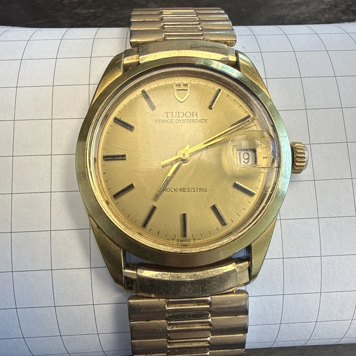TUDOR Prince Oysterdate - 34 mm, Yellow Gold for sale | eBay
