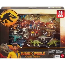 Jurassic World Chaos Theory Mini Figure Set - 20pk, HXF58 🆕