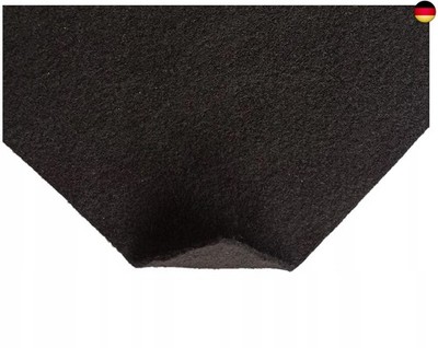Filzstoff | Schwarz, 250cm x 150cm 2mm | Nadelfilz Superflex | Bespannstoff aus