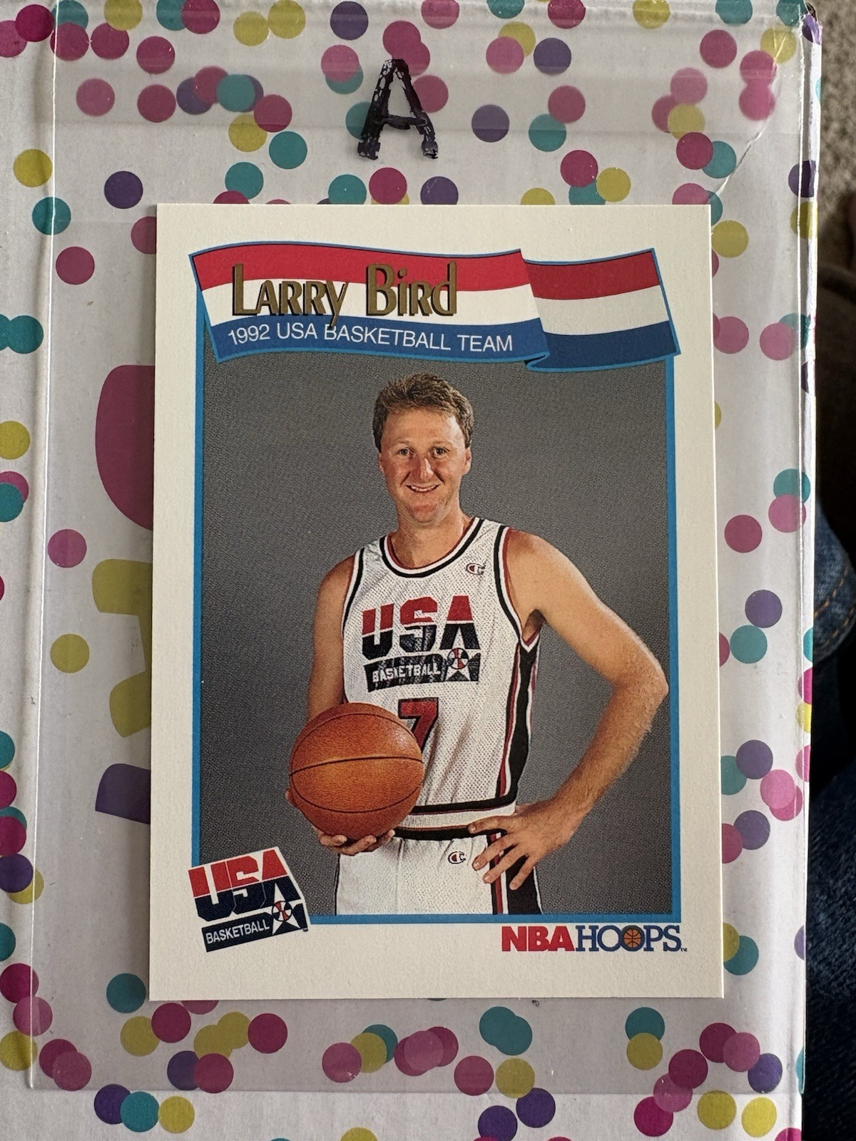 Larry Bird 1991 Hoops #576 USA Basketball Price Guide - Sports 