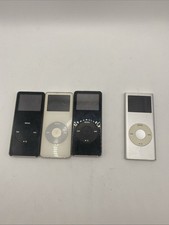 Lot of 4 Apple iPod Nano 1st  2nd Gen   Works On Charger Only   Bad Batteries
