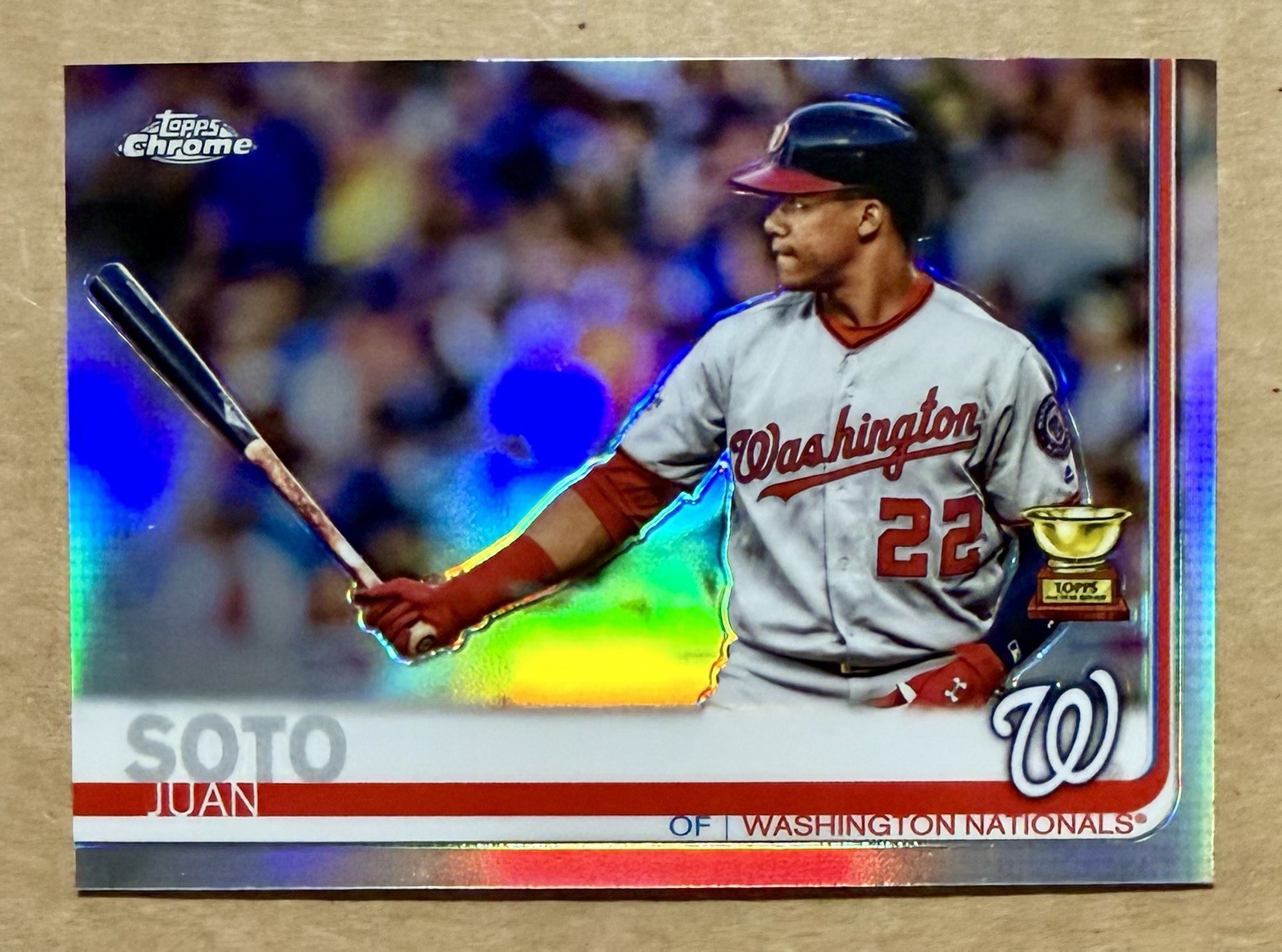 2019 Topps Chrome Juan Soto #155 - Refractor