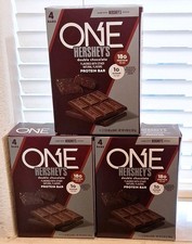 ONE Bar Hershey's Double CHOCOLATE Standard Protein Bars 4pk x3 12 bars LOT