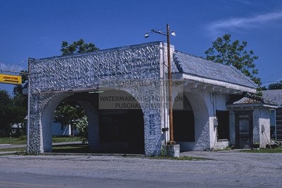 LIQUOR STORE GAS STATION AFTON OKLAHOMA 1982 4X6 PHOTO