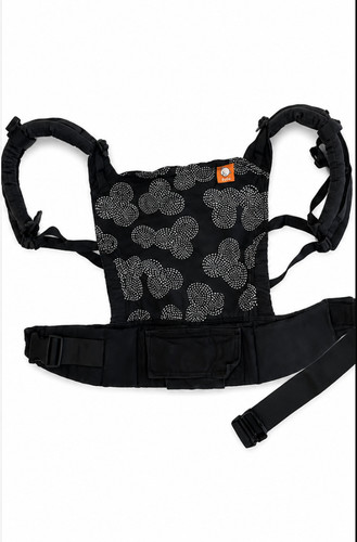 Tula Baby Carrier Black w/ White Design | Standard Size 15-45 LBS