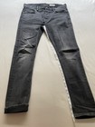 AllSaints Slim Skinny Jeans Black Stretch Denim Medium Wash Men's — photo 3