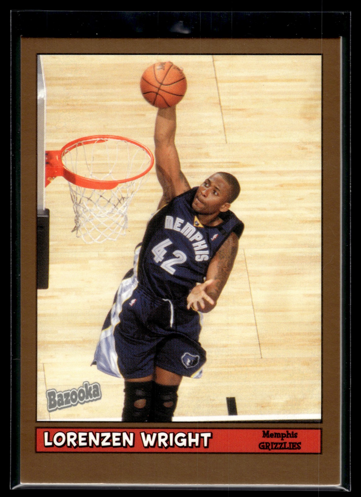 Lorenzen Wright 2005-06 Bazooka Gold Card #141