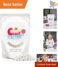 Mini Dehydrated Marshmallow Bits Vanilla 1lb Resealable Bag for Baked Goods