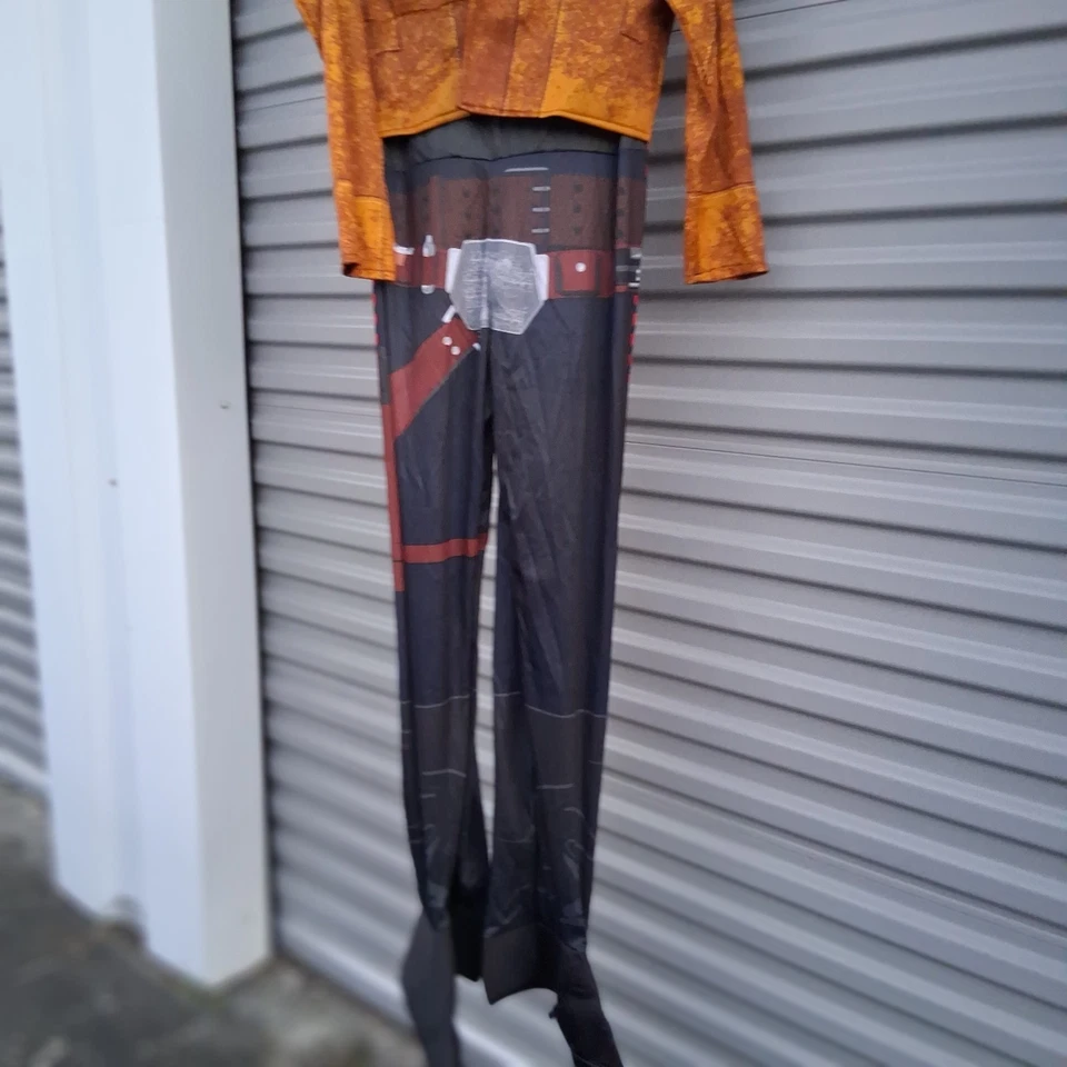 Disfraz de Halloween Star Wars Han Solo Talla Adulto Med Marrón Una Pieza Foto 3 de 4