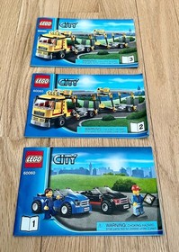 Complete 2014 Town City Traffic  Auto Transporter Set #60060 with Instructions