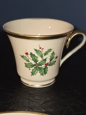 Lenox Holiday Pattern teacup no saucer