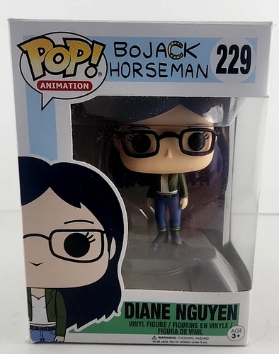 Funko Pop! Animation: Bojack Horseman Diane Nguyen #229 Read Descript Condition