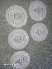 5 Limited Edition Wedgwood Plates By Chris Howells,no Boxes Etc