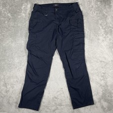 5.11 Tactical Pants Mens 38x32 Navy Blue Cargo Ripstop D-Ring Work Utility 74512