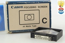 Original Box MINT Canon Focusing Screen All Matte Type C for F1 F-1 JAPAN