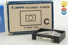 Original Box [MINT] Canon Focusing Screen  All Matte Type C  for F1 F-1 JAPAN
