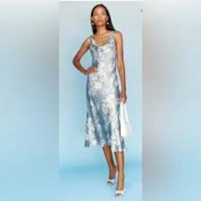 Reformation Bryn Silk Dress