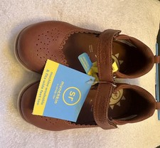 BRAND NEW Stride Rite Munchkin Sophia Toddler Girl Shoes Brown Mary Jane NWT