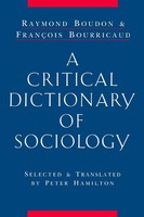 Raymond Boudon (U. A.) | A Critical Dictionary Of Sociology | Taschenbuch (2015)