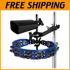 Nickel-plated Steel Tambourine Cowbell