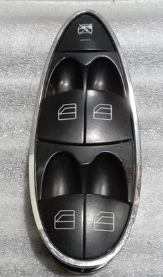 2006-2009 Mercedes E350 W211 LH Driver Side Window Switch 50154 Chrome 211821367