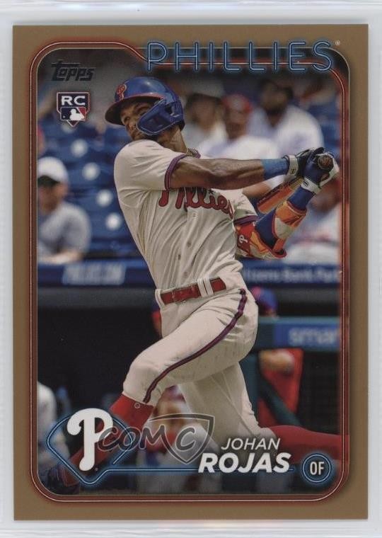 2024 Topps Series 1 Gold /2024 Johan Rojas #209 Rookie RC