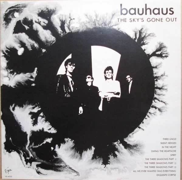 🦇BAUHAUS🦇 The Sky's Gone Out LP 🇯🇵Press OBI Promo Insert Gatefold Virgin Rec - Image 3 of 4