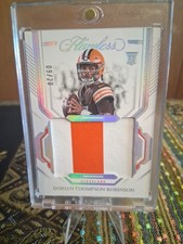 Dorian Thompson Robinson 2023 Panini Flawless Rookie Patch Silver 14/20 #RP-DR