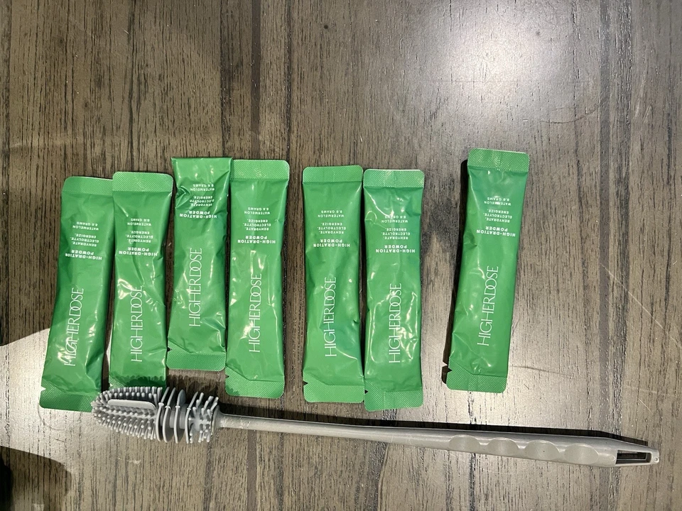 GLASS water bottle HIGHERDOSE 1L luxury Silicone Sleeve fabulous gift Stanley - Image 3 of 4