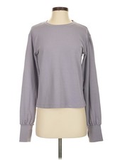 Thrive Soci t  Women Gray Sweatshirt XS