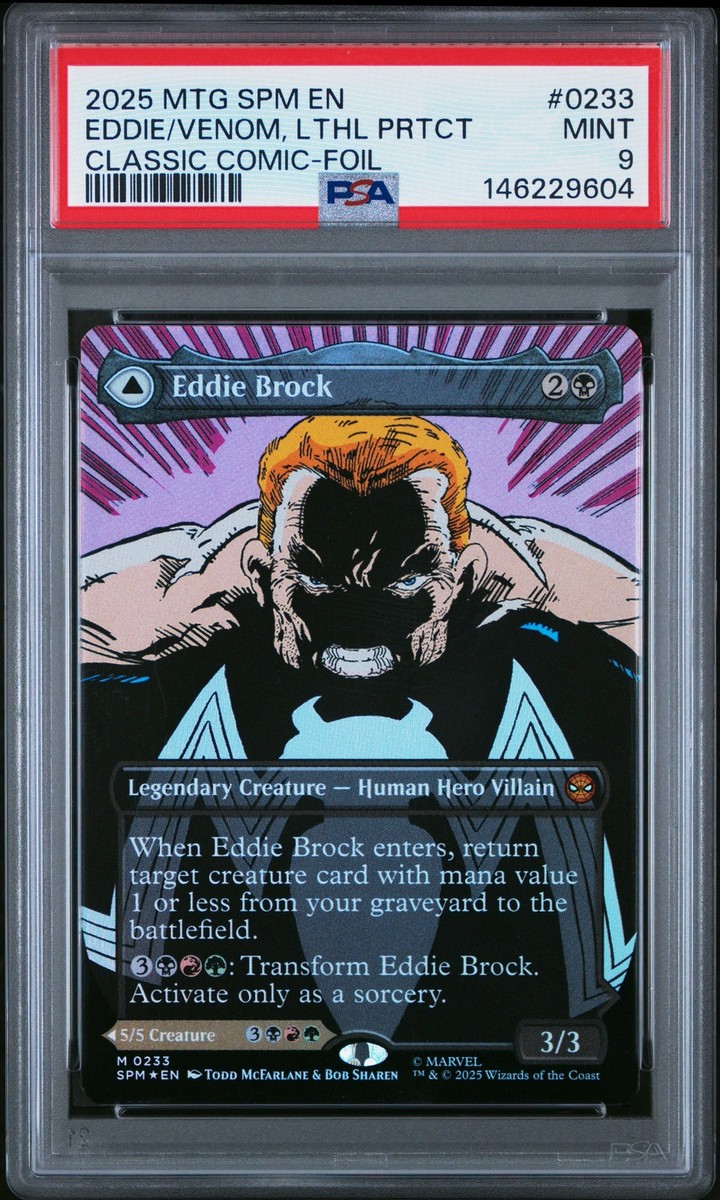 Eddie Brock (0233) (Borderless) Marvel's Spider-Man Foil for sale