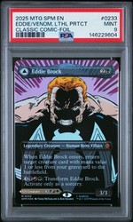 Eddie Brock // Venom, Lethal Protector (0233) Borderless Foil - Marvel's Spider-Man MTG
