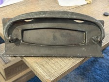 Vintage Brass/Bronze Door Mail Letter Slot Wi...