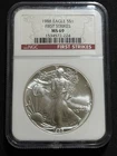 1988 $1 American Silver Eagle NGC MS69 First Strike Low Mintage Red Label