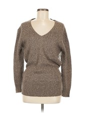 M Rena Women Brown Pullover Sweater M