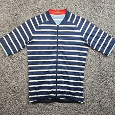 Velocio Breton SE Jersey Mens Medium Full Zip Front Short Sleeve Stretch Cycling