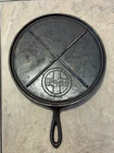 Griswold #9 739 Cast Iron Round Griddle with Slant Logo
