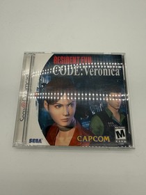 Resident Evil CODE: Veronica (Sega Dreamcast, 2000) Complete CIB W/ Reg Tested